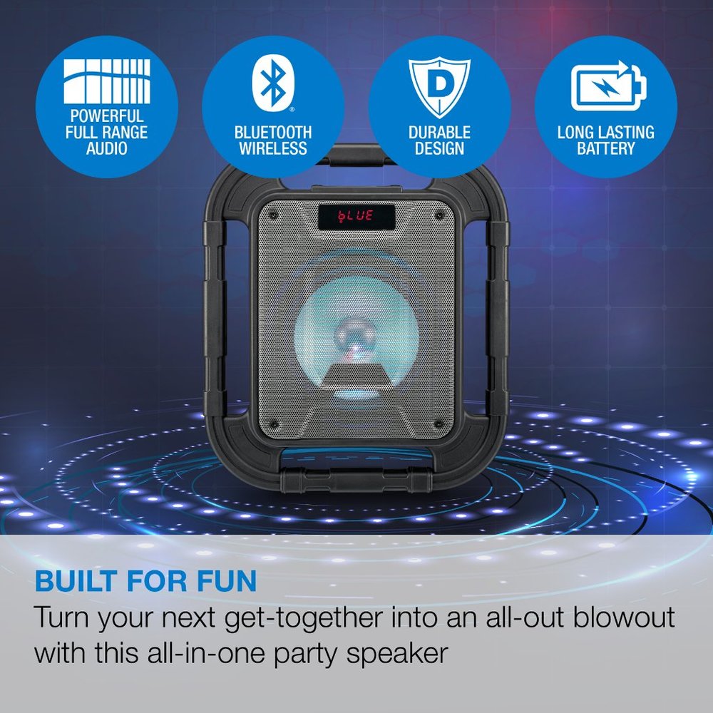 New and unopenedPortable Bluetooth Speaker, Black, ISBW519B